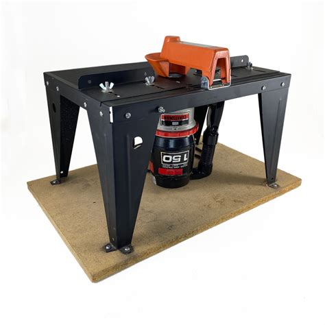 The Bosch RA1181 benchtop router table provides a large work surface for. . Mastercraft router table